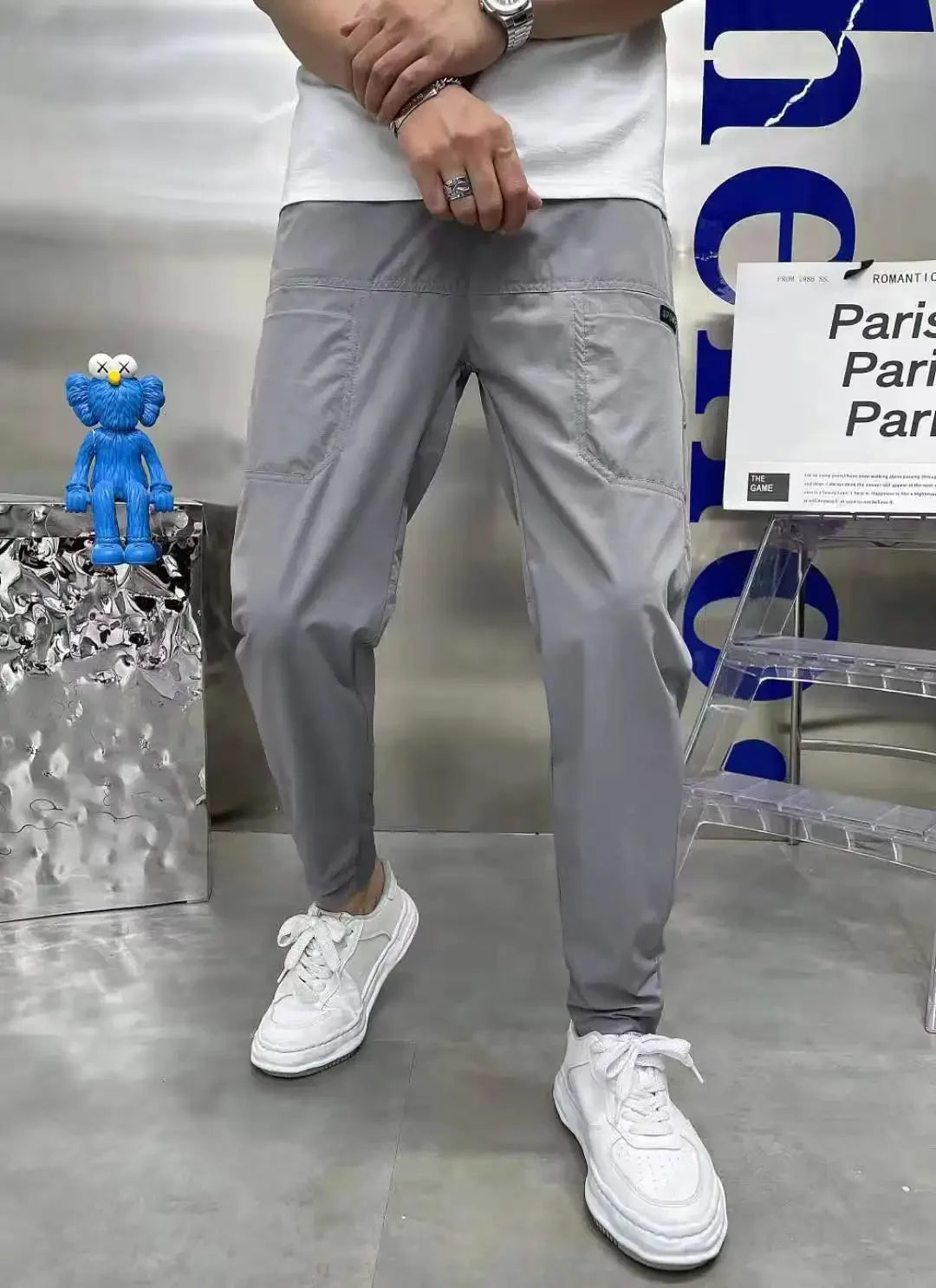 **Emanuele** | Pantaloni Cargo Skinny Con Stile Elegante