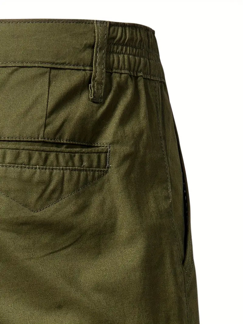 לנואר™ | מכנסיים קצרים מבד כותנה עם כיסים